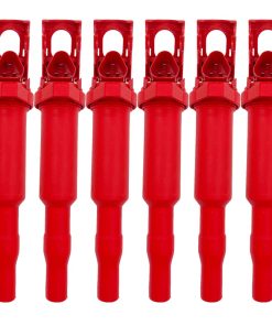 6PCS ALTO RENDIMIENTO TODA ROJA BOBINA DE ENCENDIDO UF592