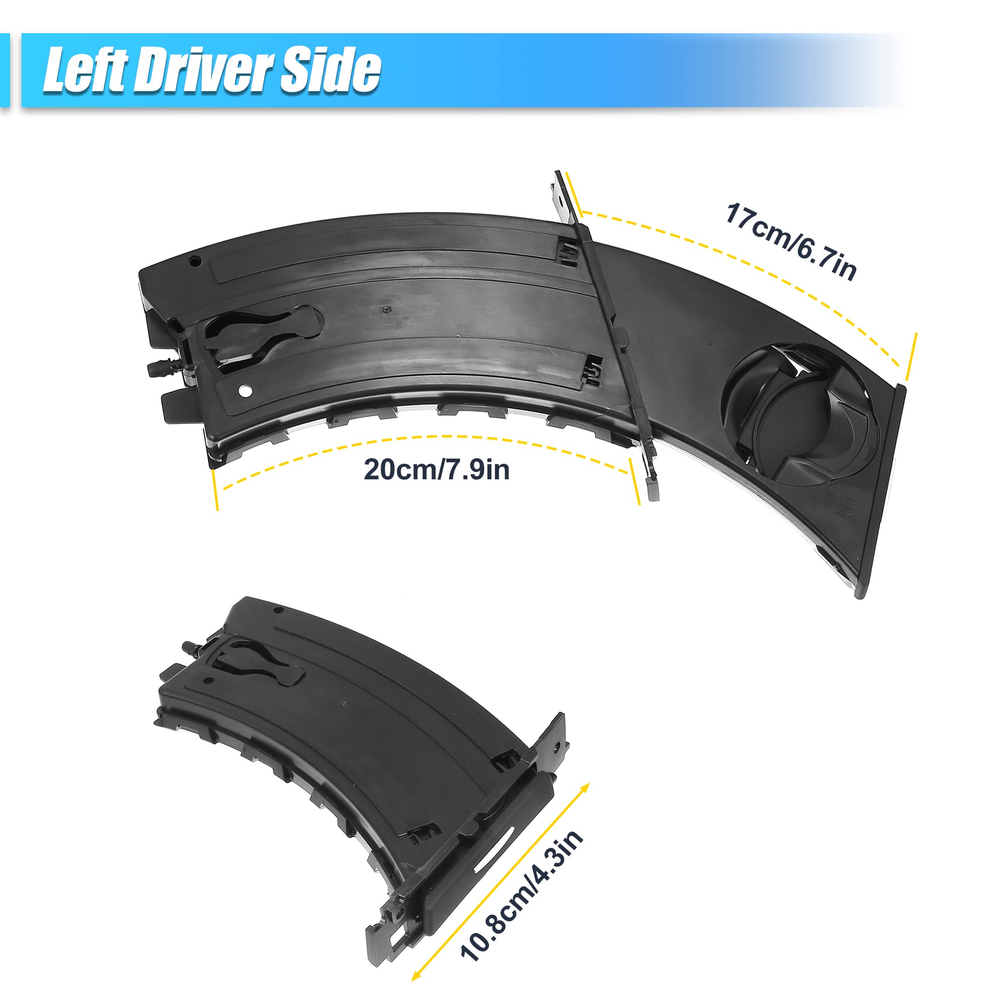 Conjunto de 3 Portavasos para Automóvil X AUTOHAUX para BMW - Imagen 6