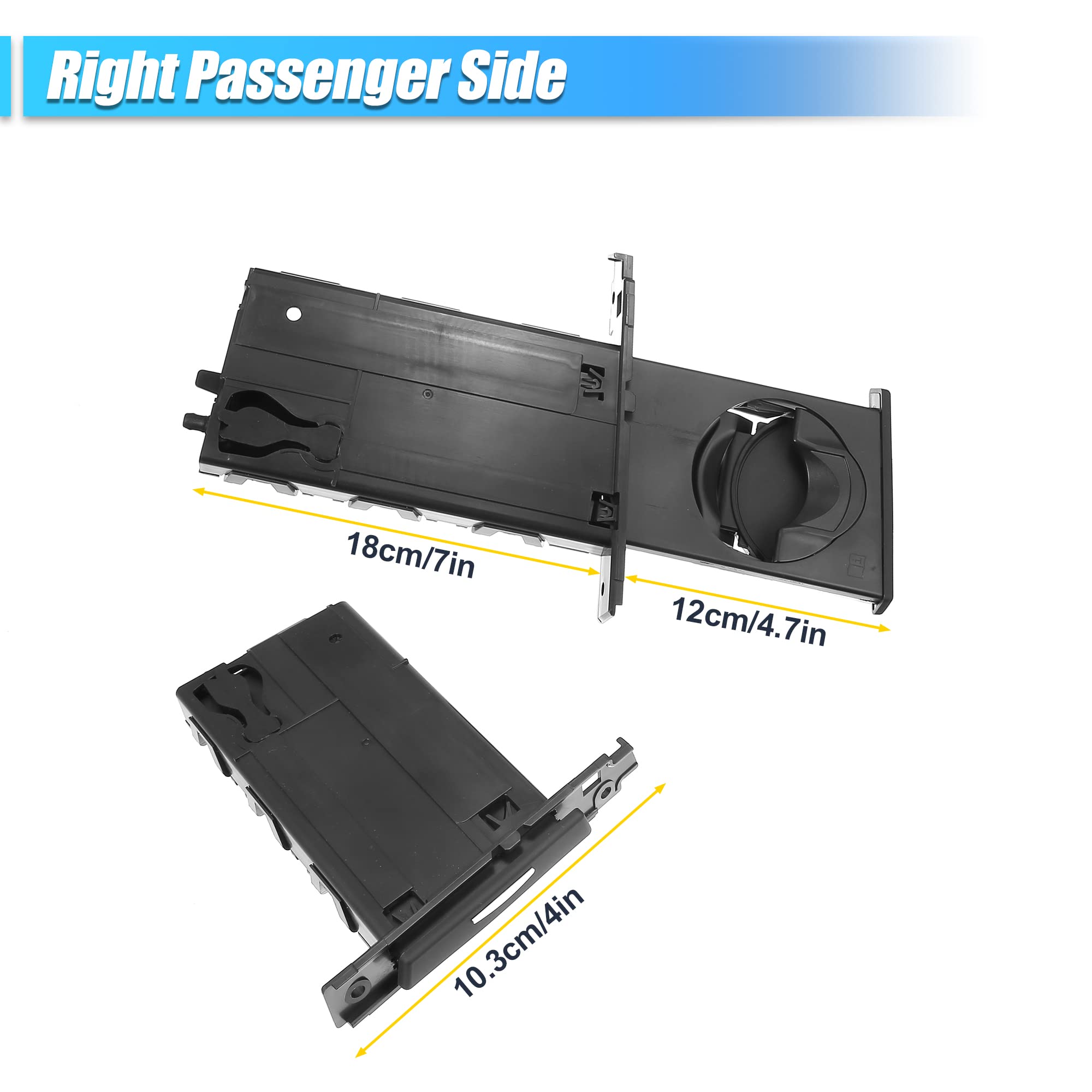 Conjunto de 3 Portavasos para Automóvil X AUTOHAUX para BMW - Imagen 7