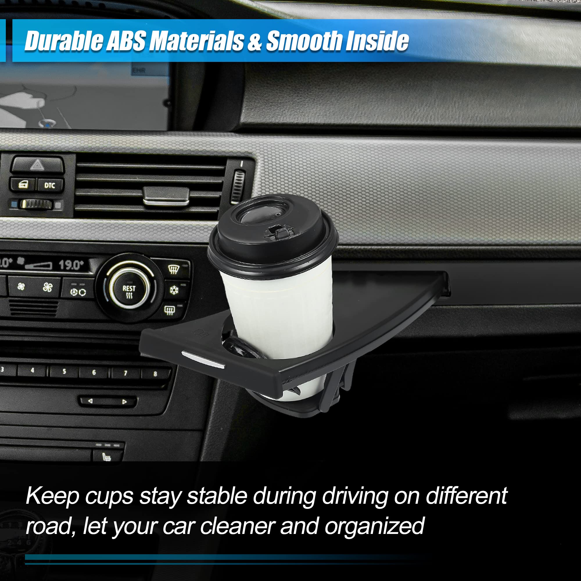 Conjunto de 3 Portavasos para Automóvil X AUTOHAUX para BMW - Imagen 5