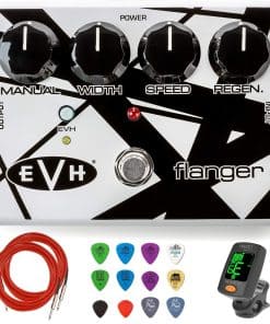 MXR EVH117 Pedal de Flanger con Pack de 2 Cables de