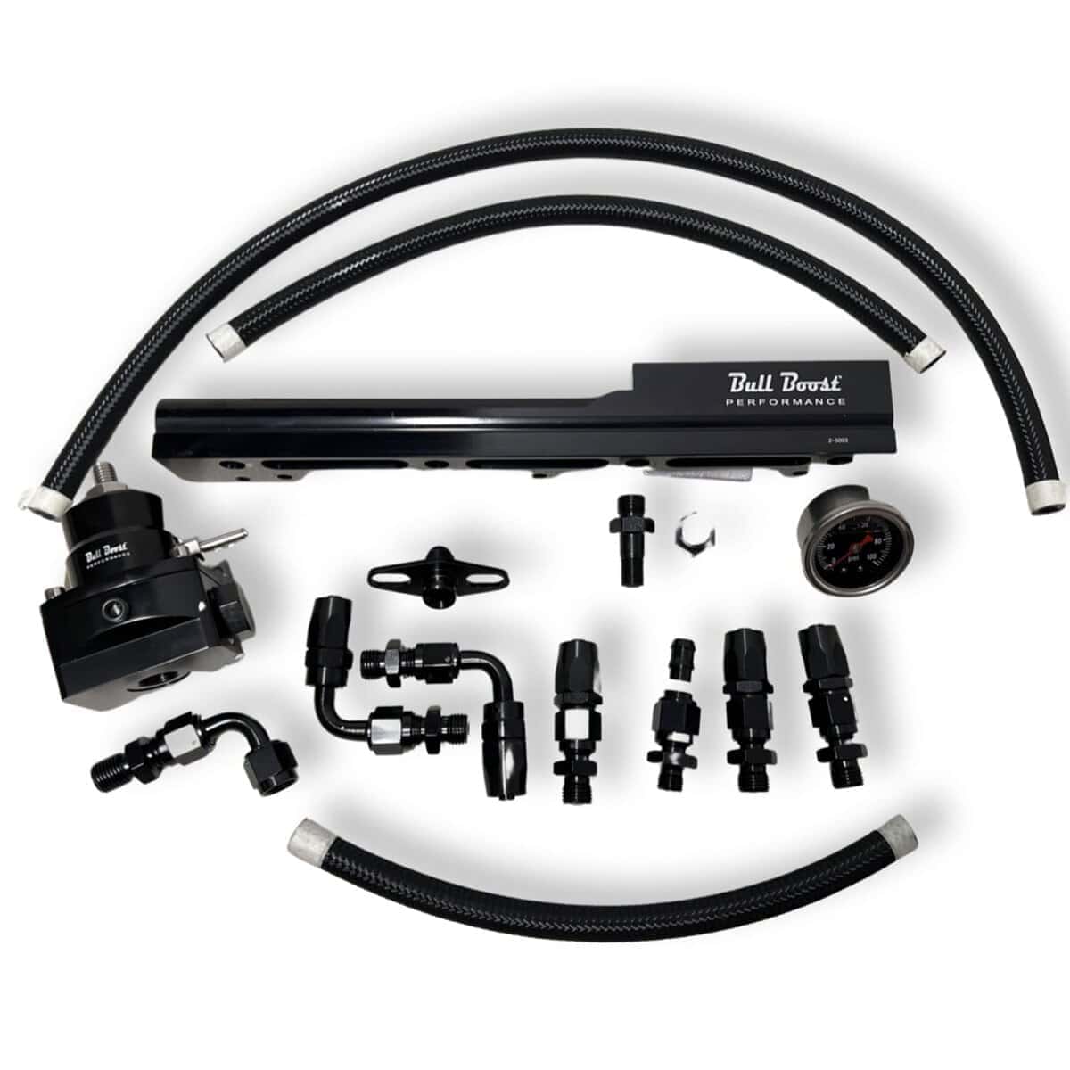 Kit de Sistema de Riel de Combustible con Manómetro B16 B18