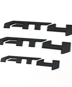 Juego de 3 emblemas negros mate compatibles con Yukon