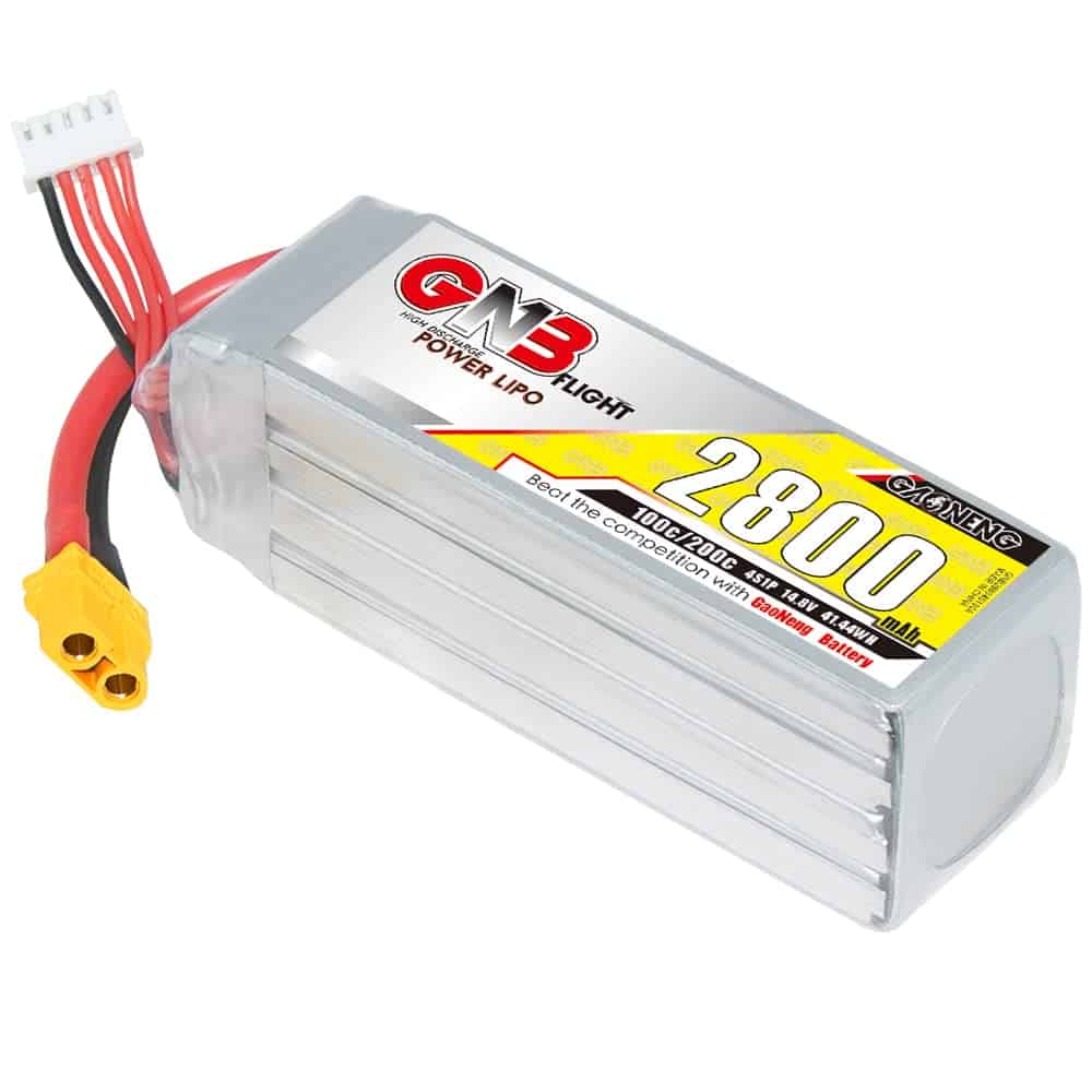 Batería LiPo GAONENG GNB 14.8V 2800mAh 4S 100C con Conector