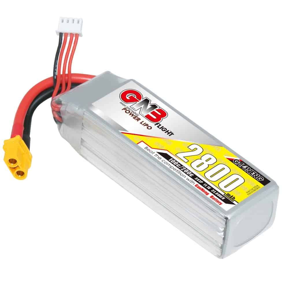 Batería LiPo GNB 2800mAh 3S 11.1V 100C con Conector XT60