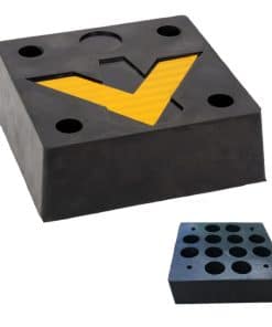 Tope de Muelle de Goma Moldeada Nisorpa, 4" de Profundidad