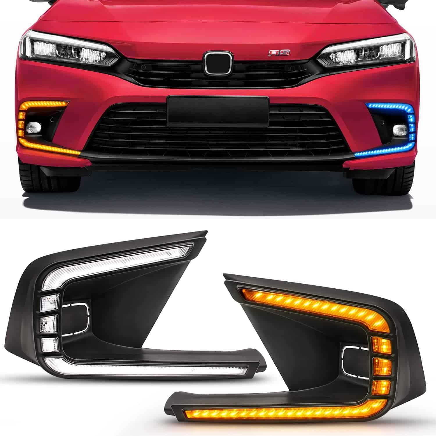Luces LED para Niebla DRL COMZY para Honda Civic 2022 11ª