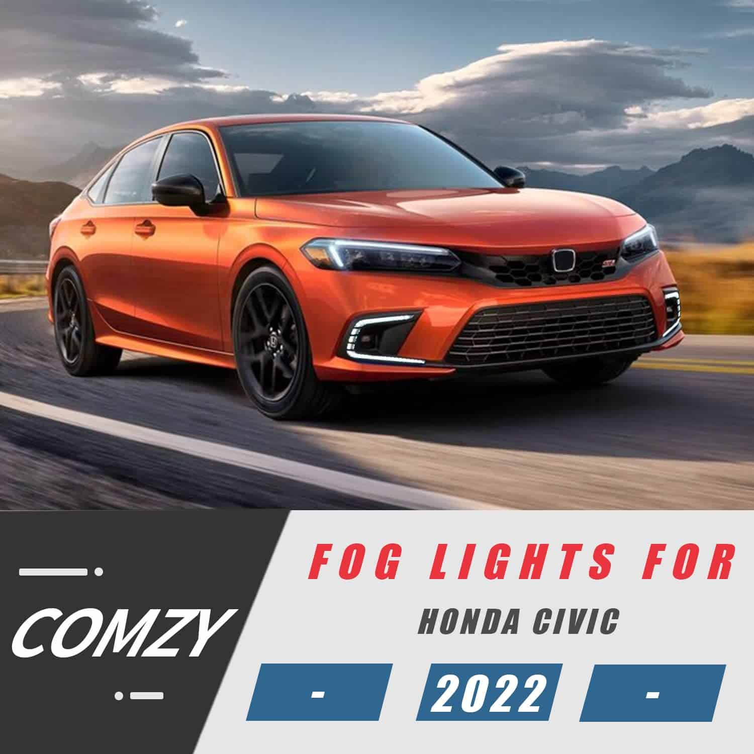 Luces LED para Niebla DRL COMZY para Honda Civic 2022 11ª - Imagen 8