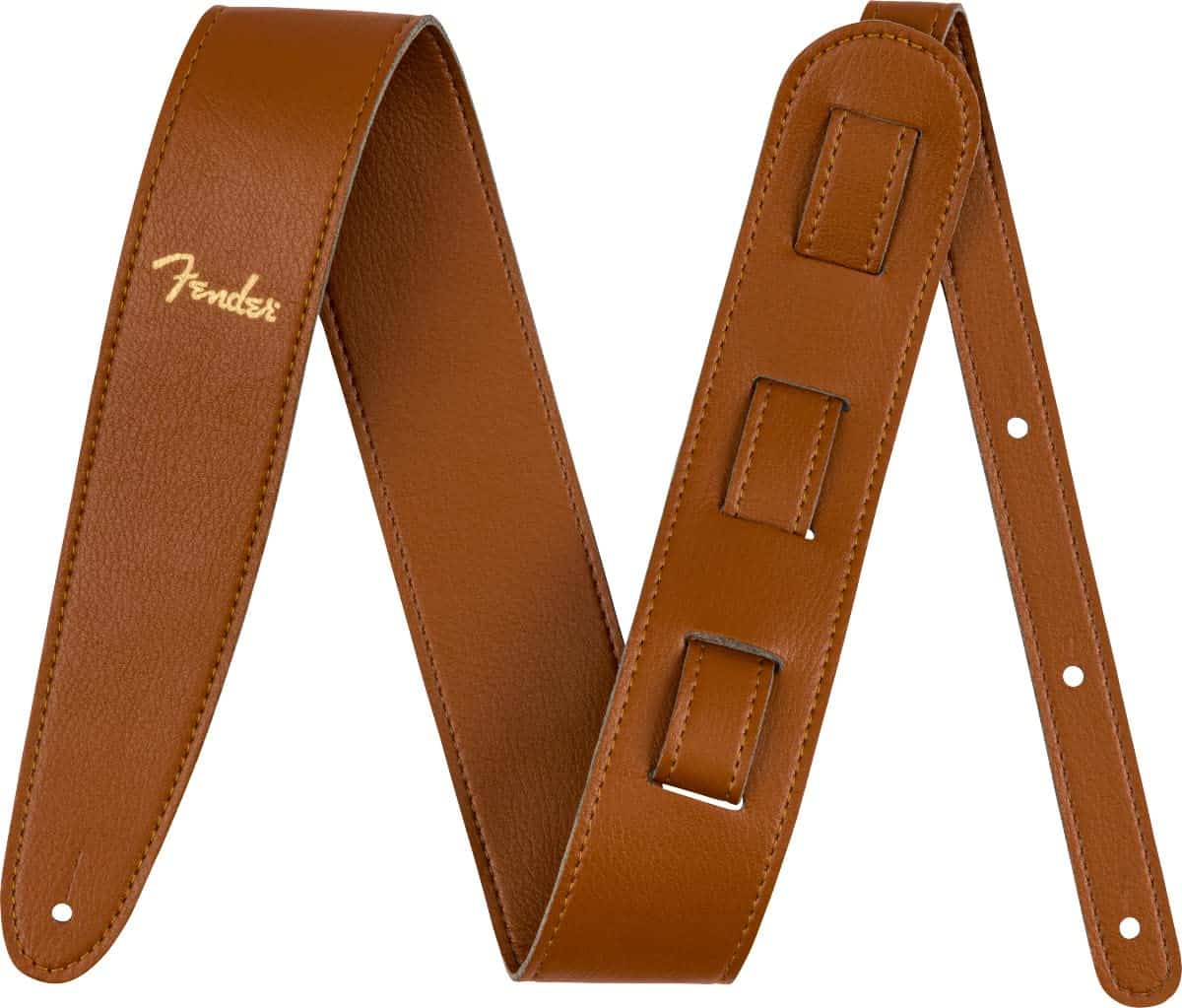 Correa de piel sintética Fender - Marrón