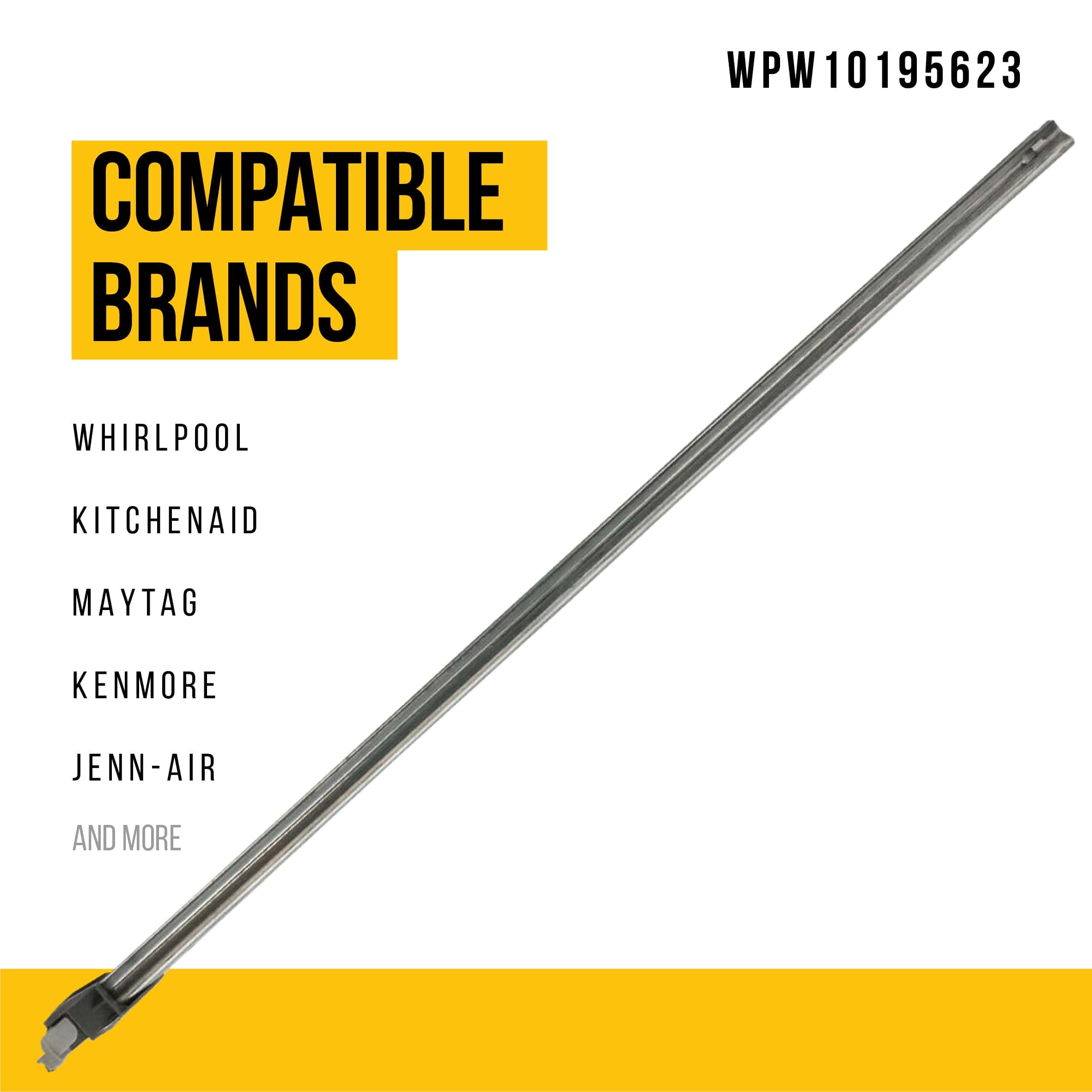 Track superior de la rejilla de lavavajillas WPW10195623 - Imagen 3