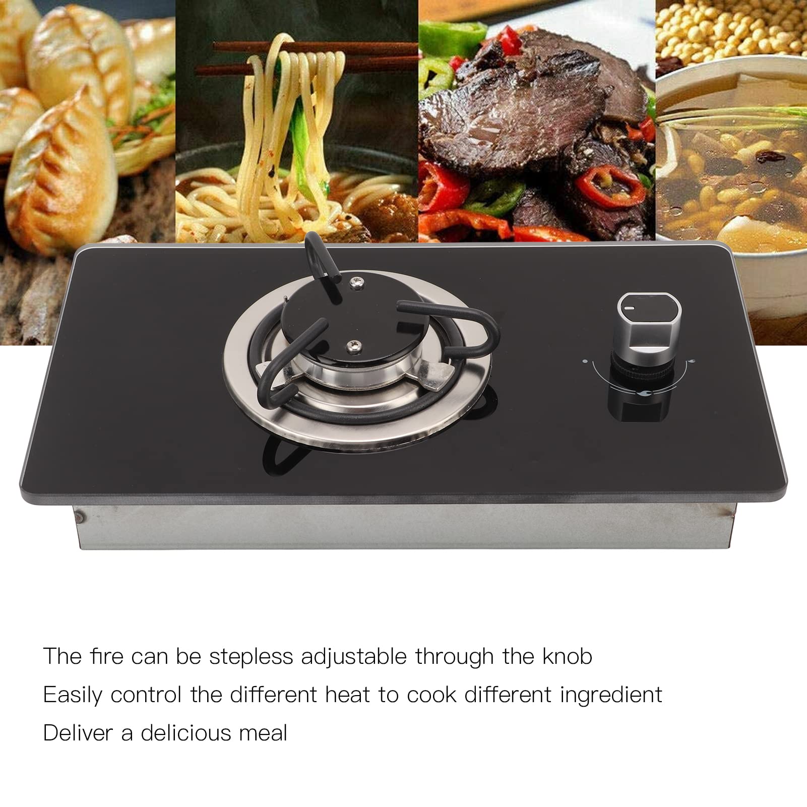 Placa de cocina a gas SUCIE de un solo quemador, 1.8Kw de - Imagen 3