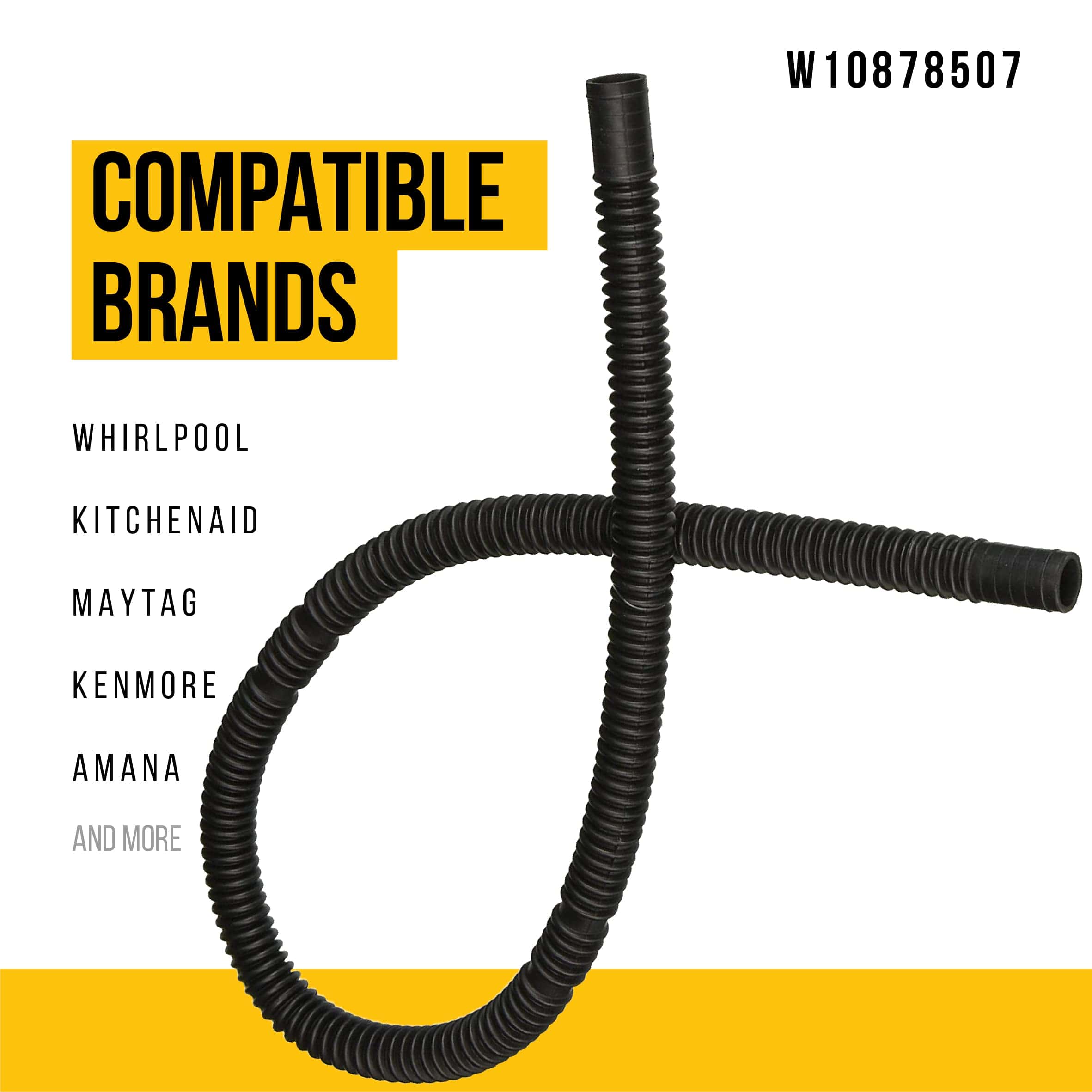 Manguera de llenado de agua W10878507 actualizada - - Imagen 3