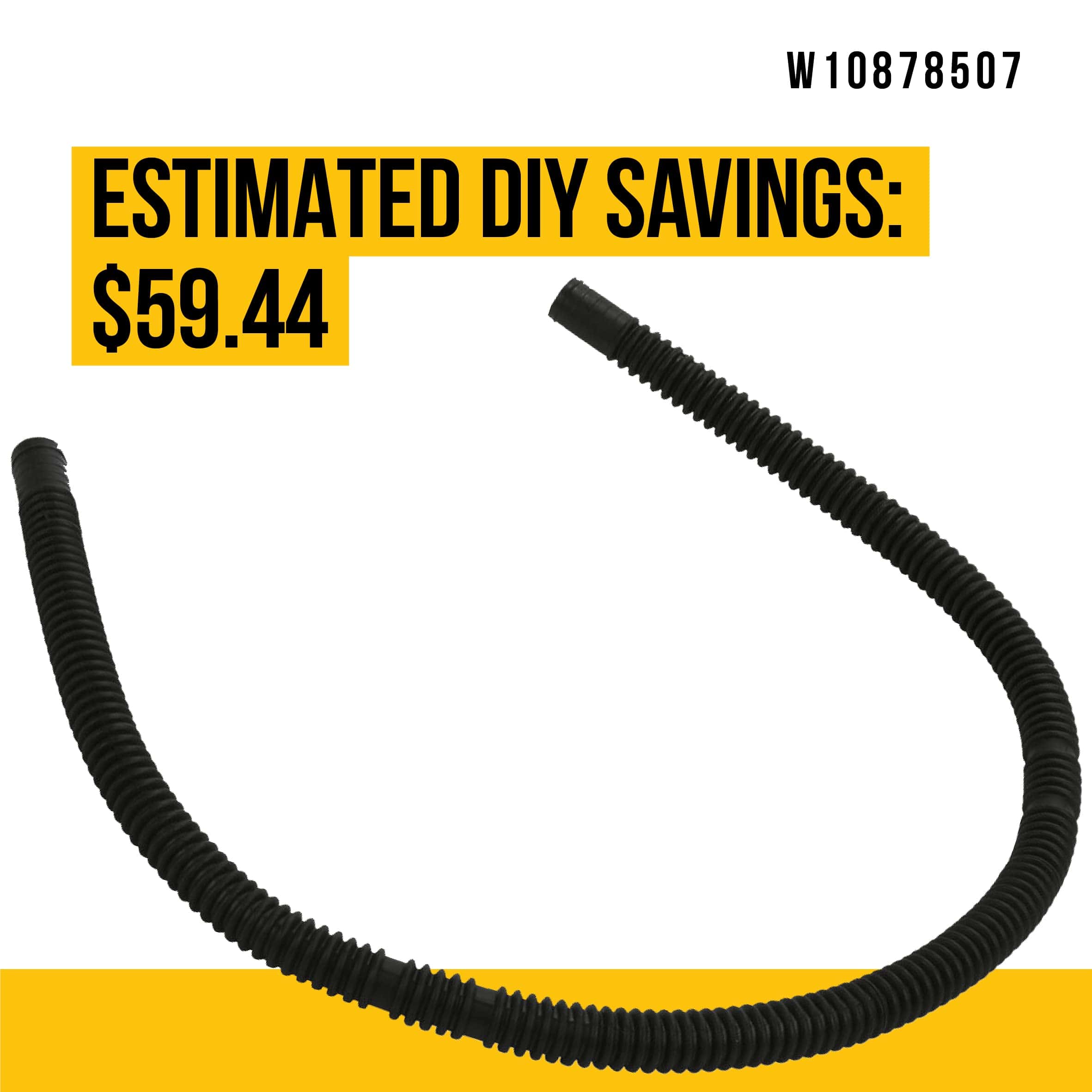 Manguera de llenado de agua W10878507 actualizada - - Imagen 5